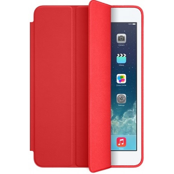 Кожаный кейс iPad Mini Red